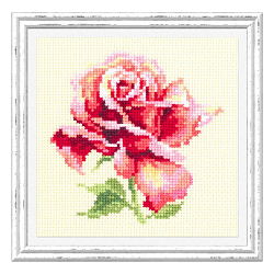 150-001 Набор для вышивания Чудесная игла 'Прекрасная роза'11*11см