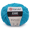 Пряжа YarnArt 'Jeans' 50гр 160м (55% хлопок, 45% полиакрил) 33 бирюза
