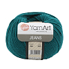 Пряжа YarnArt 'Jeans' 50гр 160м (55% хлопок, 45% полиакрил) 63 темная бирюза