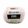 Пряжа YarnArt 'Jeans' 50гр 160м (55% хлопок, 45% полиакрил) 74 пудровый