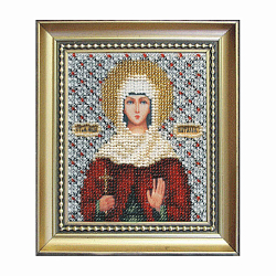 Б-1027 Набор для вышивания бисером 'Чарівна Мить' 'Икона святая мученица Наталия', 11*9 см