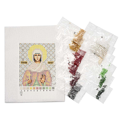 Б-1027 Набор для вышивания бисером 'Чарівна Мить' 'Икона святая мученица Наталия', 11*9 см
