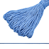 С2045 Шнур плетеный 4мм*100м, 88% полиэстер, 12% полипропилен (Мн) 001 голубой