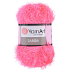 Пряжа YarnArt 'Samba' травка 100гр 150м (100% полиэстер) 08 розовый
