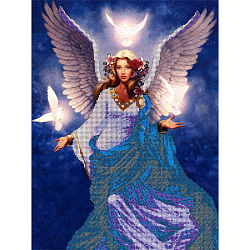 52014 Набор для вышивания бисером Astrea 'Небесный ангел', 30х40 см