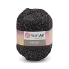 Пряжа YarnArt 'Bright' 90гр 340м (80% полиамид, 20% металлик) 105 черный-золото