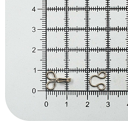 78204 Крючки с петельками одежные 12мм, упак(14шт), никель, серебристые PONY