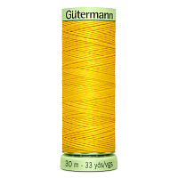 03 Нить Top Stitch 30/30 м для декоративной отстрочки, 100% полиэстер Gutermann 744506 (106 т.желтый)