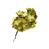 Кудрявые розы из бумаги, упак./8 шт., SCB 280603 зеленые