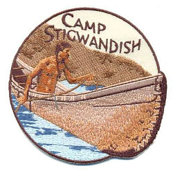 AD1095 Термоаппликация Camp Stigwandish (лагерь), d 9 см, Hobby&Pro