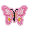 Термоаппликация 'Бабочка', 5.4*7см, Hobby&Pro розовый