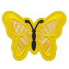 Термоаппликация 'Бабочка', 5.4*7см, Hobby&Pro желтый