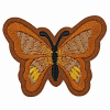 Термоаппликация 'Бабочка', 5.4*7см, Hobby&Pro коричневый