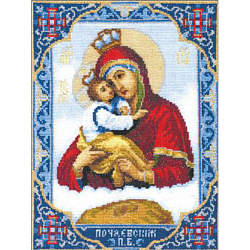 325 Набор для вышивания 'Чарівна Мить' 'Икона Пресвятой Богородицы Почаевской', 20,5*26 см