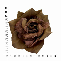 2038-6104 Брошь-цветок, 12 см, упак./12 шт.