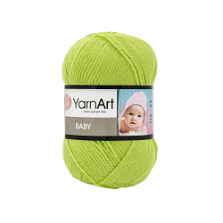 Пряжа YarnArt 'Baby' 50гр 150м (100% акрил) (13854 яр.салат)