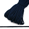 С831 Шнур отделочный плетеный, 4 мм*30 м т.синий