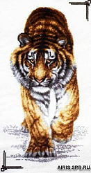 02.002 Набор для вышивания 'Палитра' 'Поступь тигра', 25х47 см