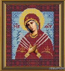 С9007 Набор для вышивания бисером 'Нова Слобода' 'Богородица Семистрельная', 18x25 см