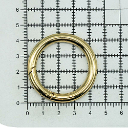 417894 Карабин-кольцо 35мм (45*45мм) металл, золото, 2шт/упак, Prym