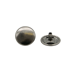 Кнопки установочные тип контакта "пружина" BIG 1373 Кнопка 5/15 (S-образная) 15мм (A) металл, черный никель