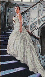 55088 Набор для вышивания бисером Astrea 'На лестнице', 50х30 см