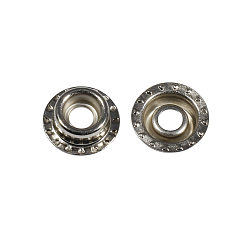 Кнопки установочные тип контакта "кольцо"  BIG 1003-14 Часть кнопки 9 (O-образная) 14мм (C) металл, никель ГР
