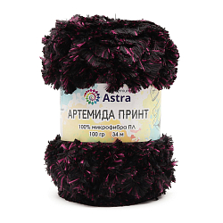 Пряжа Astra Premium 'Артемида Принт' 100гр 34м (100% микрофибра ПЛ)