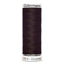 01 Нить Sew-All 100/200 м для всех материалов, 100% полиэстер Gutermann 748277 (023 горький шоколад)