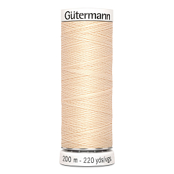 01 Нить Sew-All 100/200 м для всех материалов, 100% полиэстер Gutermann 748277 (005 кремовый)
