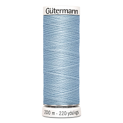 01 Нить Sew-All 100/200 м для всех материалов, 100% полиэстер Gutermann 748277 (075 бледно-джинсовый)