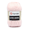 Пряжа YarnArt 'Alpine Angora' 150гр 150м (20% шерсть, 80% акрил) 340 нежно-розовый