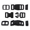 A03001037-10 Фастекс, рамка и рамка-регулятор 10мм, пластик, упак(2 комплекта) Hobby&Pro черный