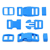A03001037-10 Фастекс, рамка и рамка-регулятор 10мм, пластик, упак(2 комплекта) Hobby&Pro голубой