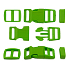 A03001037-15 Фастекс, рамка и рамка-регулятор 15мм, пластик, упак(2 комплекта) Hobby&Pro зеленый