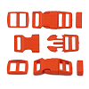 A03001037-15 Фастекс, рамка и рамка-регулятор 15мм, пластик, упак(2 комплекта) Hobby&Pro оранжевый