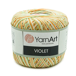 Пряжа YarnArt 'Violet Melange' 50гр 282м (100% мерсеризированный хлопок)