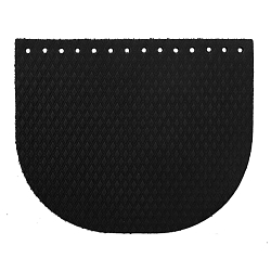Крышечка для сумки Ромбик маленький, 20,4см*17,2см, дизайн №2011, 100% кожа