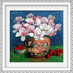 1285 Мозаика Cristal 'Магнолии', 50*48 см