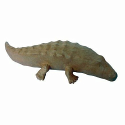 Фигурка из папье-маше, объемная, мал, крокодил, 35*13,7*6,5 см