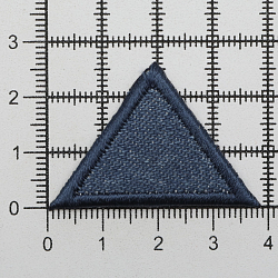 925282 Аппликация Треугольник, темно-синяя джинса Prym