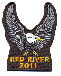 AD1235 Термоаппликация Red river (красная река), 8,5*7 см, Hobby&Pro