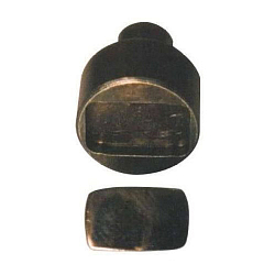 15669 Пуансон для кнопки 5/13*20 (S-образная) 'Прямоугольник' 13*20мм (A) 5669 и пр., металл BIG