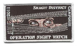 AD1263 Термоаппликация Operation night watch (ночная слежка), 6,5*11 см, Hobby&Pro
