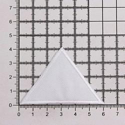925467 Аппликация Треугольники, большие, белый цв. Prym