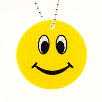 Световозвращатель подвеска пластик 'Смайл улыбка'