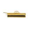 4AR2034 Концевик для бисерного полотна, 16 мм, 4 шт/упак, Astra&Craft золото