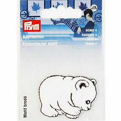 925437 Термоаппликация Белый медведь Prym