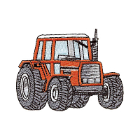 924323 Термоаппликация Трактор красный Prym