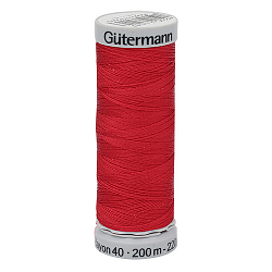 Нитки Gutermann бытовые 709700 Нить Sulky Rayon 40 для машинной вышивки, 200м, 100% вискоза Gutermann